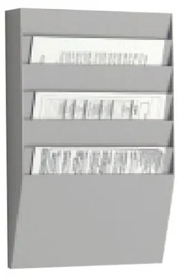 Produktbild von PAPERFLOW Wandprospekthalter - 6 Fächer - für A4 (210 x 297 mm)