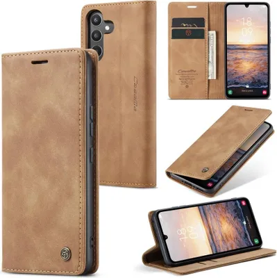 Produktbild von Samsung Galaxy A34 Hülle - CaseMe 013 Klapphülle - Braun
