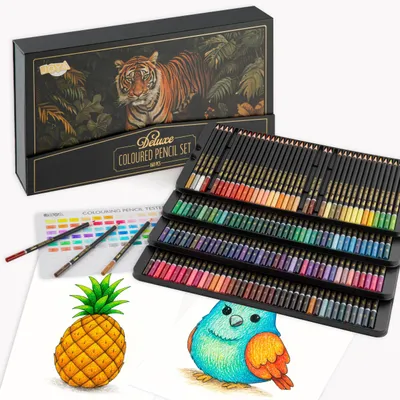 Produktbild von Joya Creative Professionelle Buntstifte Set 160 Farben – Premium Zeichenset in r Aufbewahrungsbox für Erwachsene