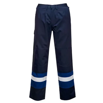 Produktbild von Portwest FR56 Bizflame Plus Hose Navy/Royal Gr. S