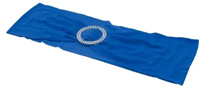 Immagine prodotto di Fasce elastiche per sedie con fibbia - 30 pezzi - Blu - Universali