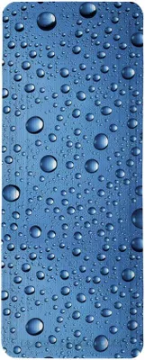 Immagine prodotto di Tappetino da bagno Ibzenoa® Bubble – antiscivolo, per vasca e doccia, 36x92 cm, blu navy, in schiuma di PVC