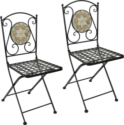 Produktbild von Metallstuhl 2er Set Marokko HTI-Line