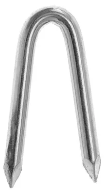 Produktbild von Verzinkte Stahl-Heftklammern, 500 Stück, 2,5 x 25 mm