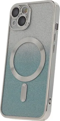 Obrázek produktu pro Třpytivé pouzdro MagSafe s ochranou fotoaparátu kompatibilní s iPhone 14 Pro Max Silver