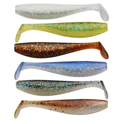 Produktbild von Abu Garcia Paddletail Kit 8cm - 6 Gummifische im Set