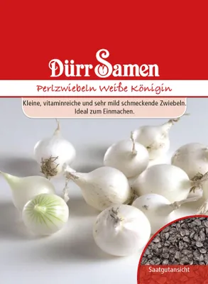 Produktbild von Dürr-Samen - Perlzwiebeln Weiße Königin - Saatgut - 0161