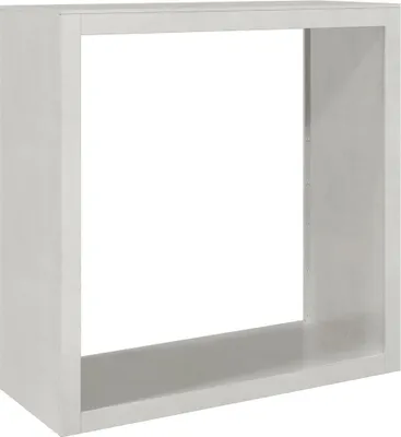 Produktbild von vidaXL Brennholzregal 100x40x100 cm Edelstahl