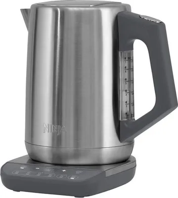 Image de Bouilloire NINJA KT201EU, 3000 W, 1,7 L, Température Réglable, Socle 360°, Inox
