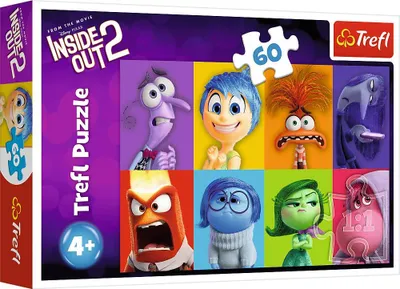 Zdjęcie produktu dla Puzzle Trefl Disney Inside Out 2, 60 szt