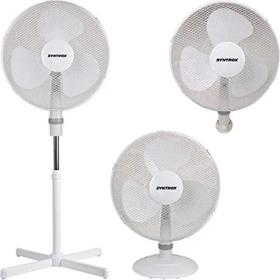 Immagine prodotto di ventilatore da piedistallo 3in1 | ventilatore da tavolo | ventilatore da parete Snorba | ventilatore da parete