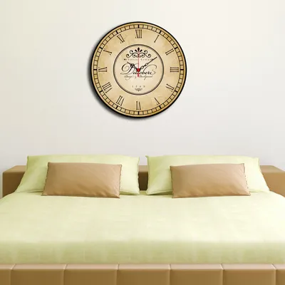 Produktbild von Opviq, Ms- HMA3131, Bunt, Wanduhren, 40 cm, 100% MDF (Dicke: 5 mm)