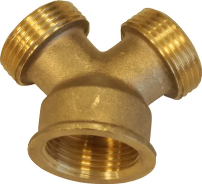 Produktbild von MS Y-Verteilerstück 2 x ¾" AG / 1x1"IG