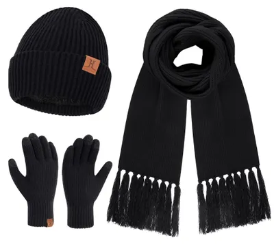 Produktbild von Winterset für Frauen mit Mütze, Schal und Handschuhen
