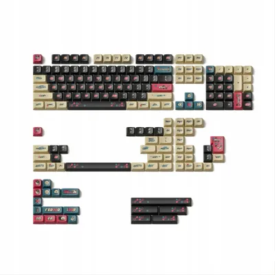 Produktbild von Nuphy Tastenkappen Set für Mechanische Tastatur Y2K KDA Dye-sub PBT Keycaps, The Past
