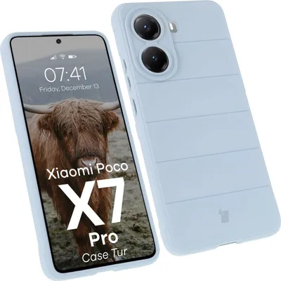 Produktbild von Bizon Case Tur Panzerhülle für Xiaomi Poco X7 Pro, Hellblau