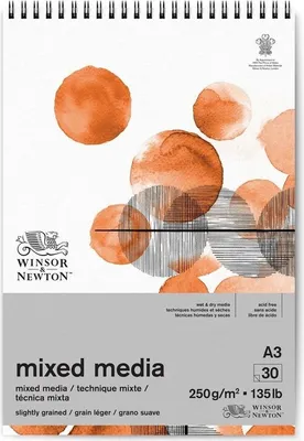 Zdjęcie produktu dla Podkładka WINSOR & NEWTON Mixed Media Pad, A3, 30 arkuszy