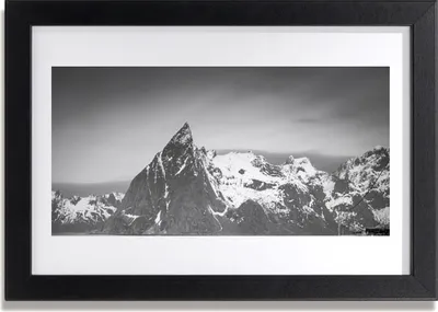 Produktbild von Bild 30x20 MDF-Rahmen Wandkunst Berglandschaft