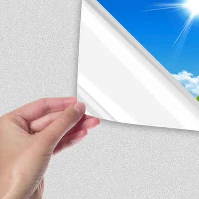Produktbild von INF Premium-Verdunkelungs-Sichtschutzfolie für Fenster Weiß 30x100x0,1 cm