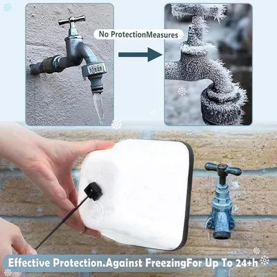 Obrázek produktu pro Mrazuvzdorná zimní ochrana pro venkovní kohoutek, vhodná pro všechna roční období.