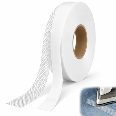 Strijkband 50 m x 20 mm, wasbar, Saumband zum Aufbügeln