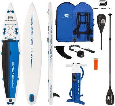 Produktbild von BRUNELLI 12.6 Premium SUP Touring iSUP Double Layer Surf-Board Paddel Leash 381