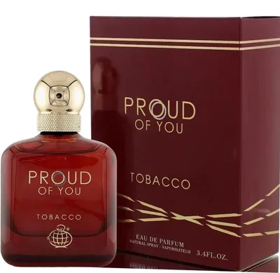 Image de Fragrance World Proud Of You Tobacco 100Ml Eau De Parfum For Men