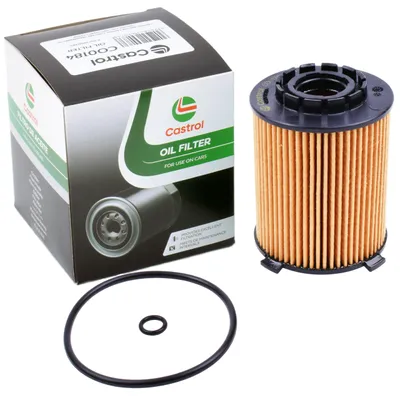 Produktbild von Castrol Ölfilter CO0178 mit Bypassventil, Silikon-Rückschlagventil und synthetischen Dichtungen