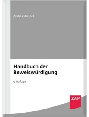 Zdjęcie produktu dla Handbuch der Beweiswürdigung