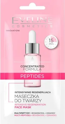 Obrázok produktu pre Eveline Cosmetics Intenzívna regeneračná pleťová maska s peptidmi, 8 ml