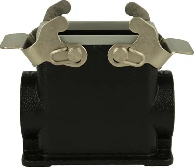 Productafbeelding van HARTING Han 10B M, hoog basisframe, 2xM32 zijdelingse kabeluitgang, met 2 dwarsbalken - 1 stuk
