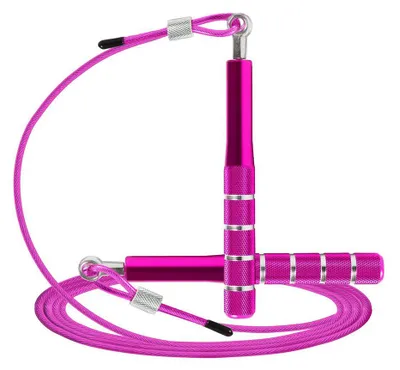 Obrázek produktu pro Švihadlo, rychlostní švihadlo pro fitness cvičení, nastavitelné tréninkové švihadlo pro dospělé, muže, ženy, děti, dívky