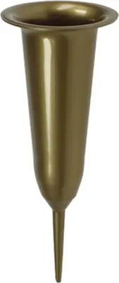 Produktbild von Friedhofsvase mit stilvollem Design für Grabdekoration