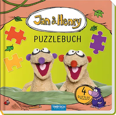 Immagine prodotto di Trötsch Jan und Henry Puzzlebuch mit 4 Puzzle