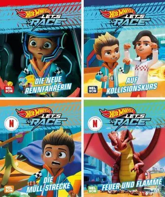 Produktbild von Nelson Mini-Bücher: Hot Wheels 1-4