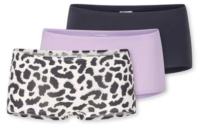 Productafbeelding van Schiesser meisjes, 3-pack shorts, zachte boord - 95/5 - maten 140 tot 176