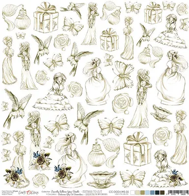 Produktbild von CRAFT OCLOCK 30x30cm einseitig Scrapbooking Papier 250g, Lovely when you smile