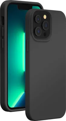 Produktbild von bigben Soft Touch Silicone Case Handy-Cover für Apple iPhone 13 Pro schwarz