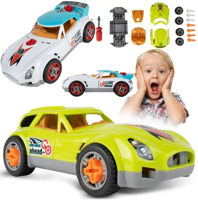 Produktbild von Stator Schraubauto zum Selberbauen - Bastelset für Kinder