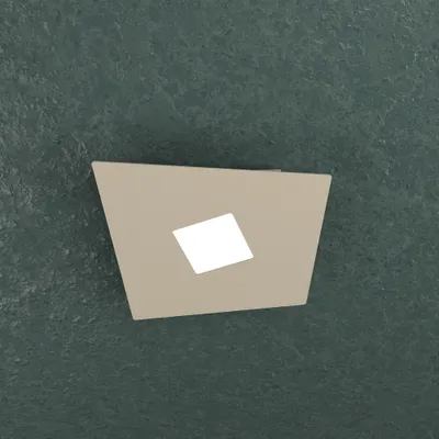 Image de Plafonnier moderne Notes Metal Sand 1 Light Gx53 24Cm