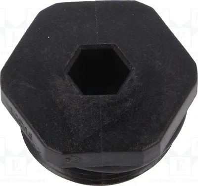 Immagine prodotto di 1 x Guarnizione IP68: Materiale: Plastica; Filetto: PG 1.25; Codice: 6.1301.11; Tappi: Inclusi; Corpo: Nero