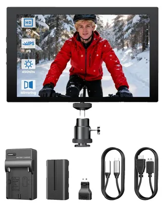 Imagen del producto de Monitor para cámara, resolución 1280x800, diseño portátil, color BLANCO