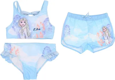 Obrázek produktu pro Dívčí plavecký set Disney Frozen - bikiny a šortky pro děti 92