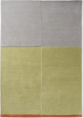 Produktbild von Handgefertigter Wohn- und Schlafzimmerteppich aus Wolle mit schlichtem Muster DECORA