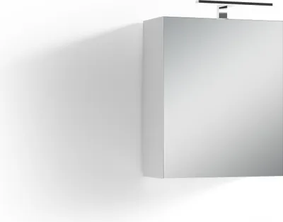 Produktbild von byLIVING Spiegelschrank Spree, Breite 50 cm, mit LED-Beleuchtun, mit Schalter- und Steckdosenbox, Badezimmerschrank mit Spiegeltür