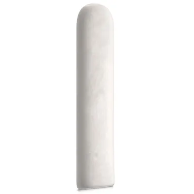 A single, oval-shaped upholstered panel is shown against a white background.