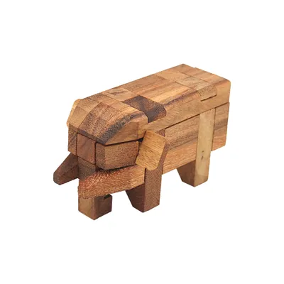 Immagine prodotto di Tano - Elefante, giocattolo in legno 12,5 x 8,5 x 7,0 cm