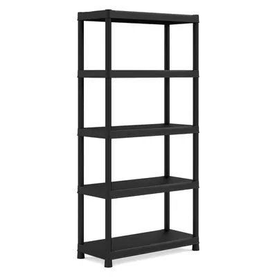 Immagine prodotto di Scaffale in plastica 1820x900x400 mm, 5 ripiani, portata 275 kg, nero