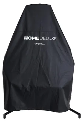 Produktbild von HOME DELUXE Regenabdeckung CAPE LOMA Schwarz - 2-Sitzer I Regenabdeckung, Abdeckhaube, Schutzhülle, Abdeckplane hellgrau, Oxford Polyester 600D, 100% wasserdicht, witterungsbeständig, UV-beständig, Schutzhülle mit Zugband, wetterfeste Abdeckung