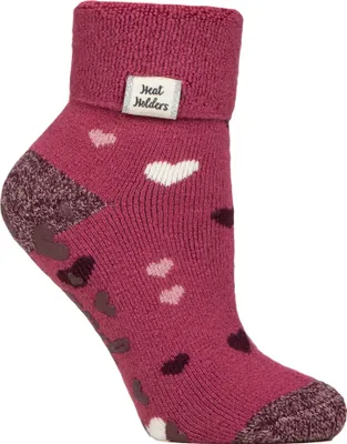 Produktbild von Damen Kuschelsocken Thermo | Heat Holders | Lite Lounge Bettsocken Antirutsch